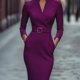 Claribela | Vestido Preto Refinado