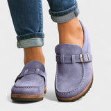 Mocassins de Camurça com Fivela