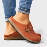 Mocassins de Camurça com Fivela