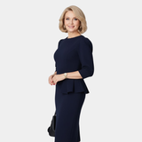 Cláudia | Vestido Midi com Renda Refinada