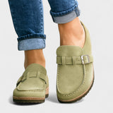 Mocassins de Camurça com Fivela