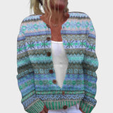 Isabel - Cardigan Floral de Outono