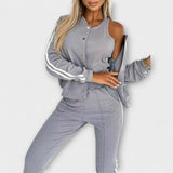 Eulalia - Conjunto de casaco, colete e calças