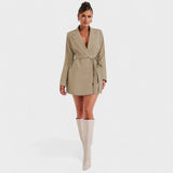 Teresa - Vestido blazer preto