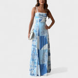 Marta - Vestido Longo Brisa Azul