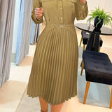 Andreia - Vestido Formal de Algodão