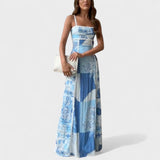 Marta - Vestido Longo Brisa Azul