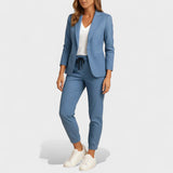 Gabriela - Conjunto Elegante com Casaco e Calças