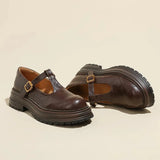 Mary Janes - Sapato Elegante em Couro