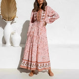 Núria - Vestido Longo Floral