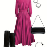 Margarete | Vestido de Elegância do Dia-a-Dia