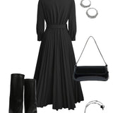 Margarete | Vestido de Elegância do Dia-a-Dia