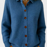 Alexandrina | Casaco de malha com gola elegante