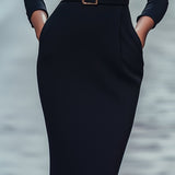 Claribela | Vestido Preto Refinado