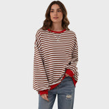 Camisola casual de manga comprida