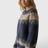 Suéter de algodão tricotado e aconchegante