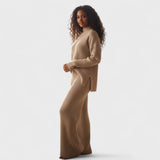 Albertina - Conjunto Cosy de Tricô Canelado de 2 Peças