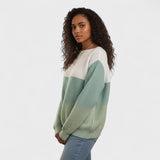 Olívia - Elegante camisola tricolor