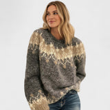 Mara - Suéter de algodão tricotado e aconchegante