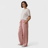 Maria - Calças largas confortáveis com detalhes elegantes