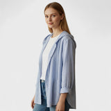 Clara - Blusa de Algodão com Capuz