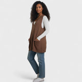 Roberta - Colete de malha aconchegante