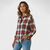 Mira – Blusa clássica em padrão xadrez