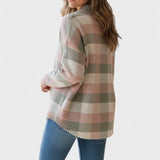 Noor - Blusa de malha xadrez