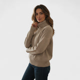 Melanie - Suéter com decote alto aconchegante